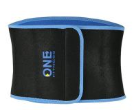 One Fitness Pas wyszczuplający na brzuch One size BR160 Czarny - 1171165 - zdjęcie 1